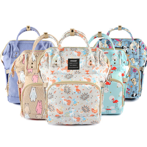 Diaper Bag Backpack For Moms Travel Waterproof Large Capacity Stroller Bag